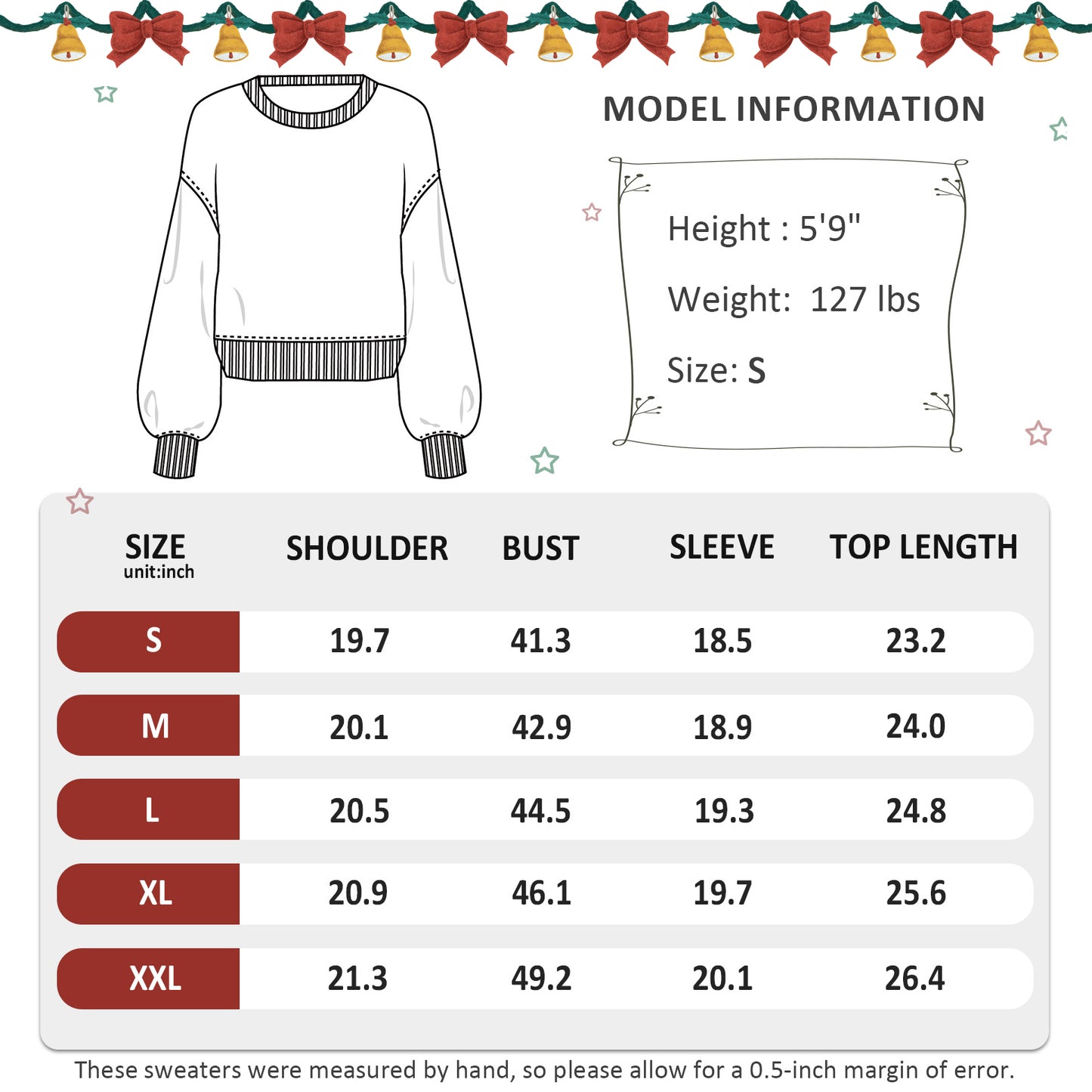 LUBOT Ugly Christmas Sweaters Cardigans for Women Soft Holiday Long Sleeve Wintertime Fuzzy Pullover Xmas Knit Sweaters