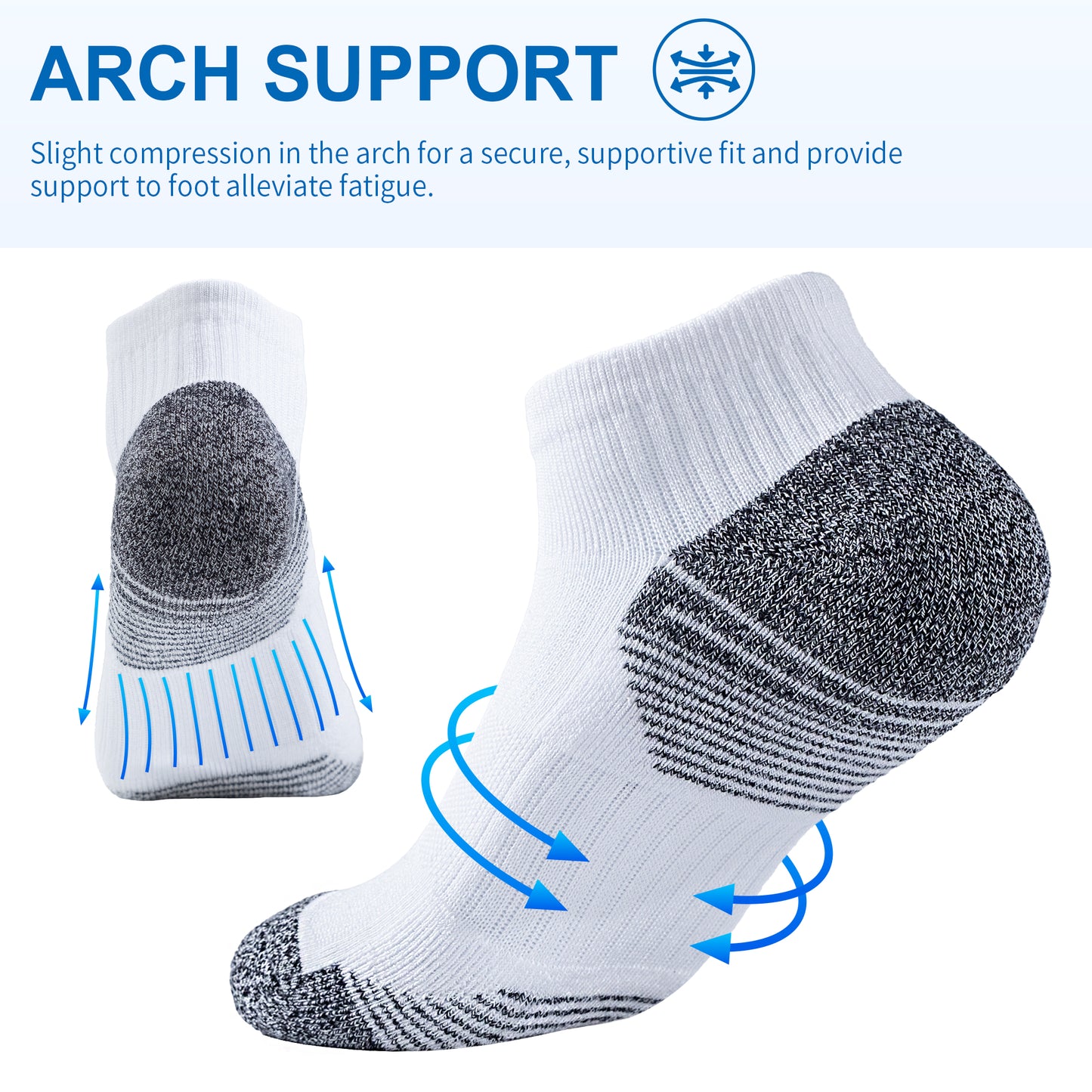 LUBOT 2026 New Bamboo Thick Unisex Ankle Socks – Cushioned, Anti-Blister, Breathable Athletic & Casual