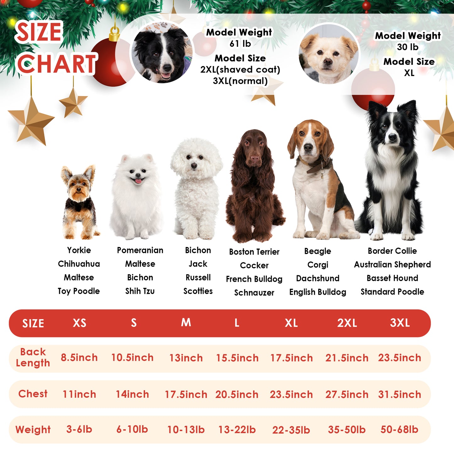 LUBOT New Ugly Christmas Sweaters for Puppy Cute Funny Wintertime and Holiday Parties Knitted Pullover Sweater