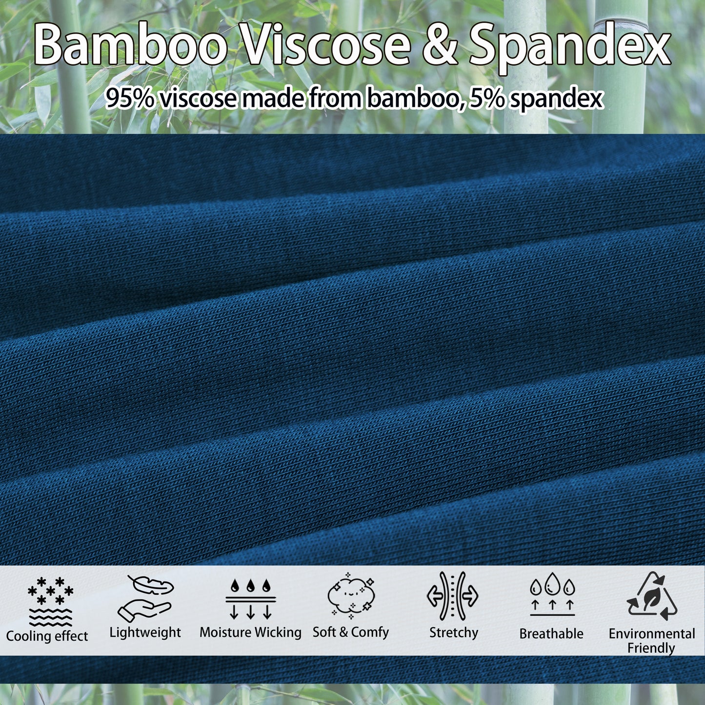 LUBOT 2026 Mens Underwear Bamboo Viscose Boxer Briefs Men Breathable Soft Moisture Wicking Comfy with Support Pouch Fly